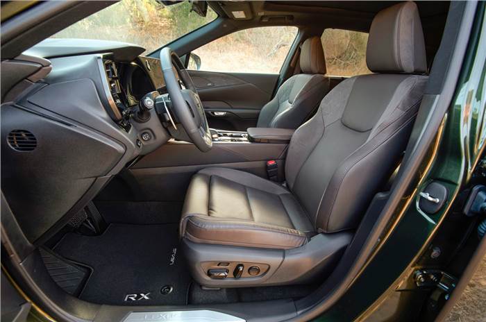 Lexus RX front seats 
