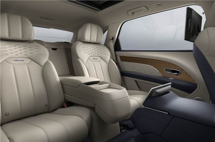 Bentley Bentayga EWB back seat