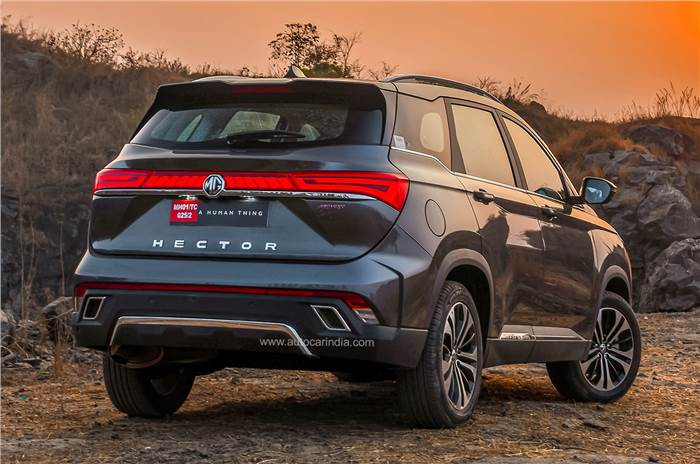 2023 MG Hector facelift rear quarter