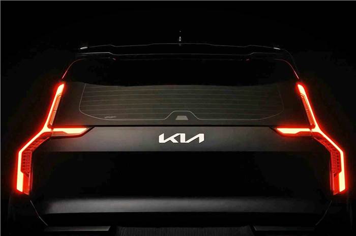 Kia EV9 production-spec teaser