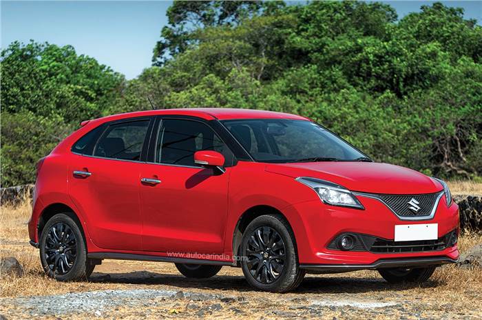 Maruti Suzuki Baleno RS front quarter