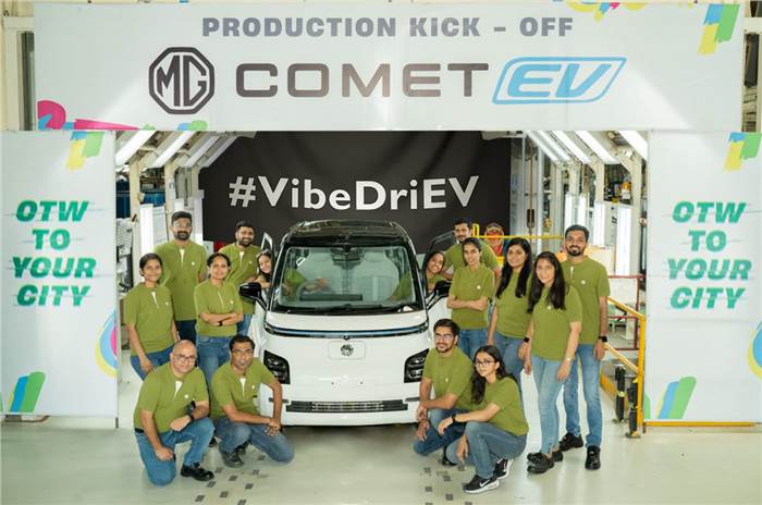 MG Comet EV production start 