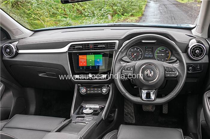 MG ZS EV dashboard