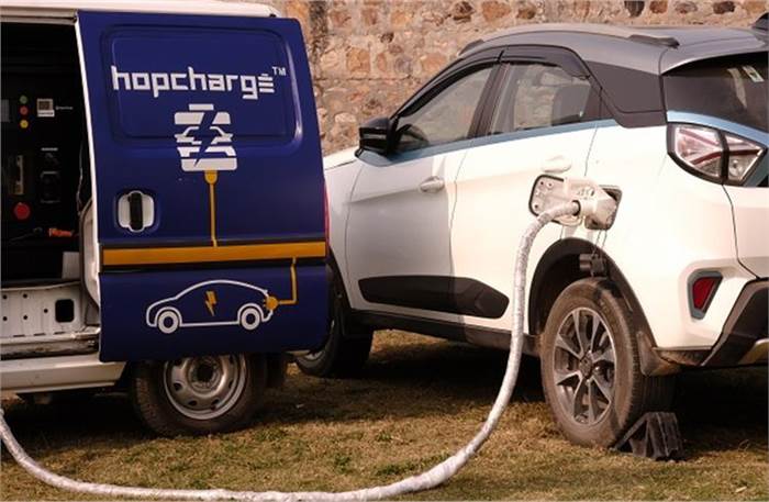 Hopcharge mobile EV charging 