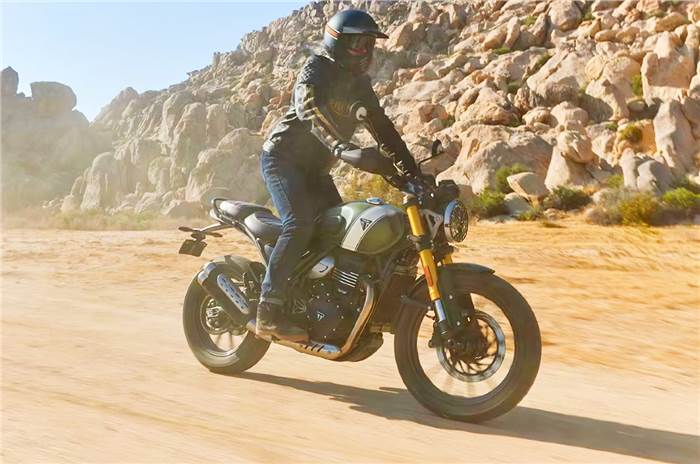 Triumph Scrambler 400 X price, features, styling.