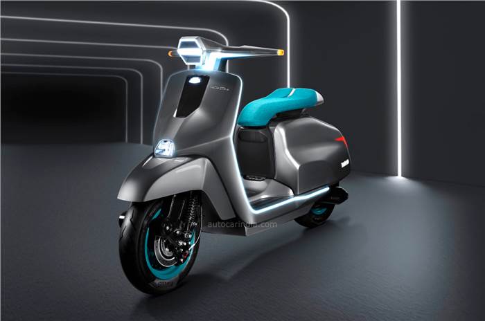 Lambretta Elettra e-scooter concept shown at EICMA 2023