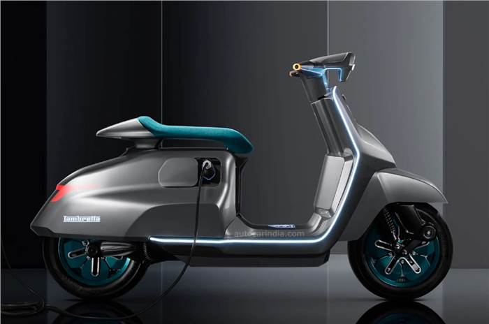 Lambretta Elettra e-scooter concept shown at EICMA 2023