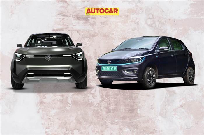 Maruti eVX and Tata Tiago EV