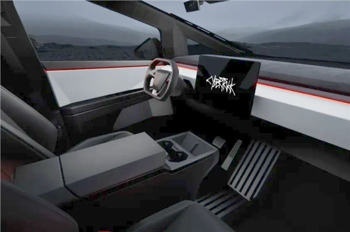 Tesla Cybertruck interior