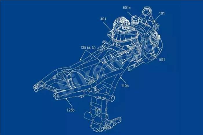 Bajaj CNG motorcycle engineering details leak online
