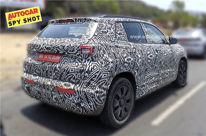 Skoda compact SUV spied 