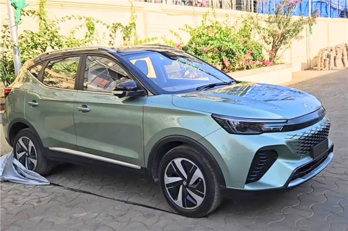 MG VS SUV spied in India