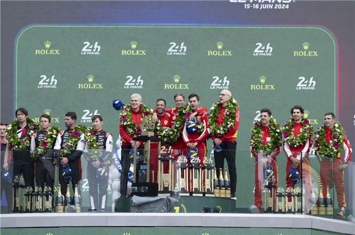 2024 Le Mans 24 Hours podium