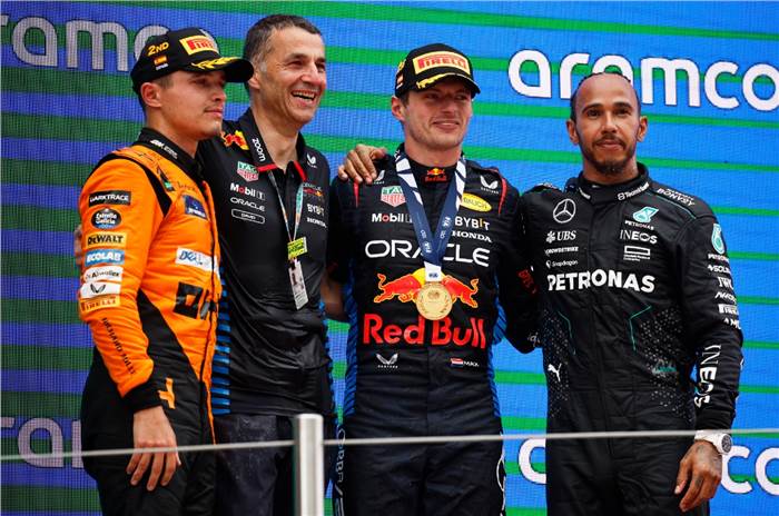 2024 F1 Spanish GP podium