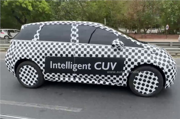MG Cloud EV spied in India 