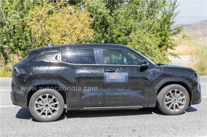 Maruti eVX spy shots reveal new design details