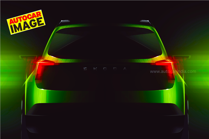 skoda compact SUV rear