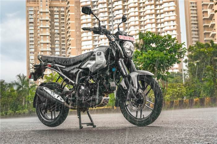 Bajaj Freedom 125 CNG bike front static. 