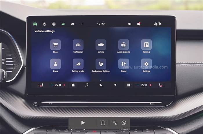 Skoda Octavia car touchscreen