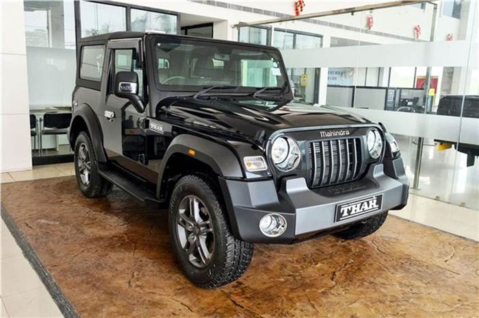 Mahindra Thar showroom