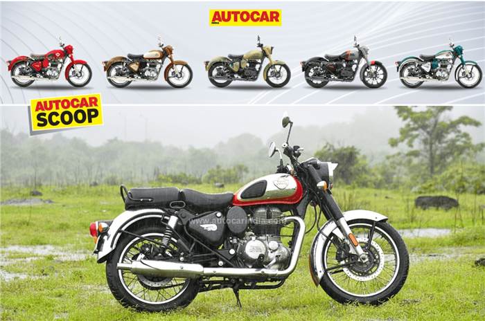 Royal Enfield Classic 350 updates, colours, static image.