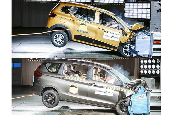 Ertiga, Triber GNCAP crash test