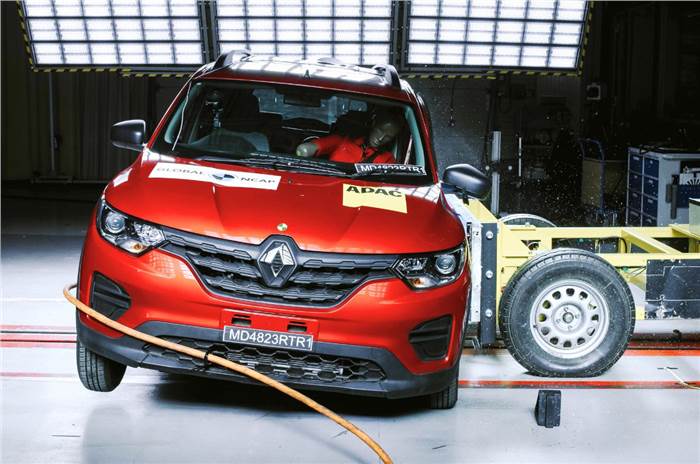 Ertiga, Triber GNCAP crash test