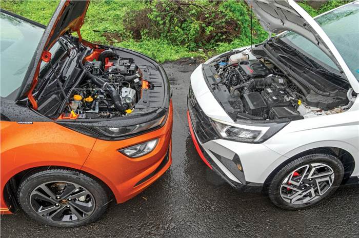 Tata Altroz Racer vs Hyundai i20 N Line engines