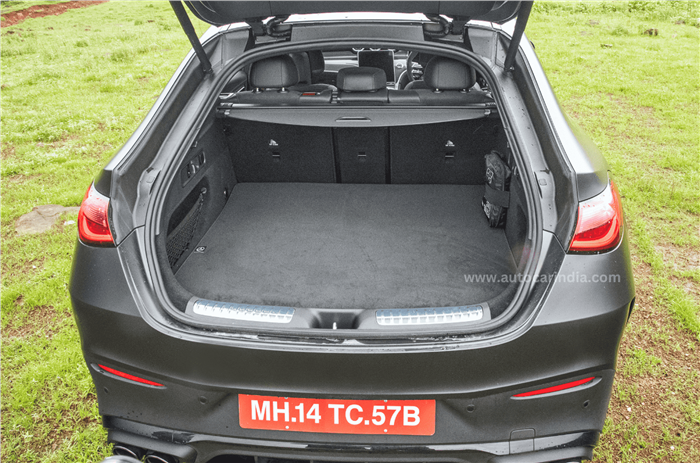 Mercedes AMG GLC 43 Coupe boot space 