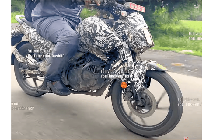 Bajaj Pulsar, spy shot. 