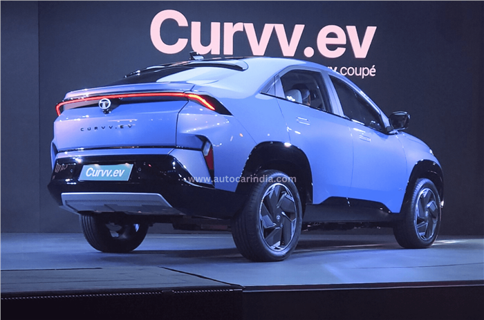 Tata Curvv EV launched rear