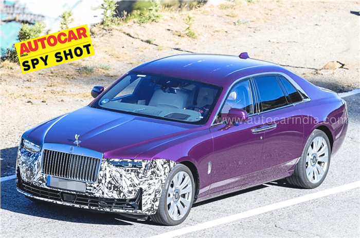 Rolls Royce Ghost facelift to get mild design tweaks