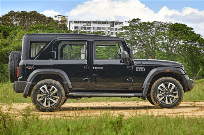 Mahindra Thar Roxx side profile