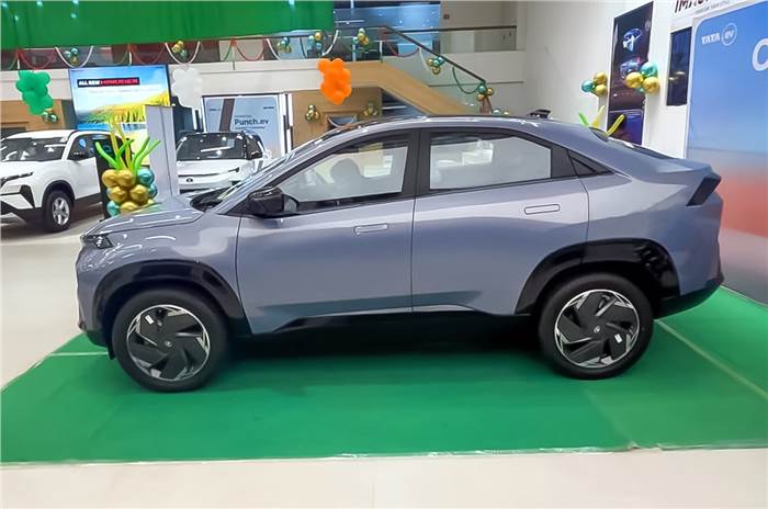 Tata Curvv EV showroom