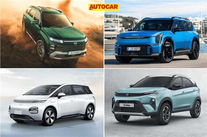 Hyundai Alcazar facelift, MG Windsor, Kia Ev9, Tata Nexon CNG, new cars 2024