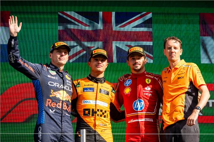 2024 F1 Dutch GP podium