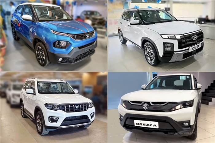 10 bestselling SUVs in April-July 2024