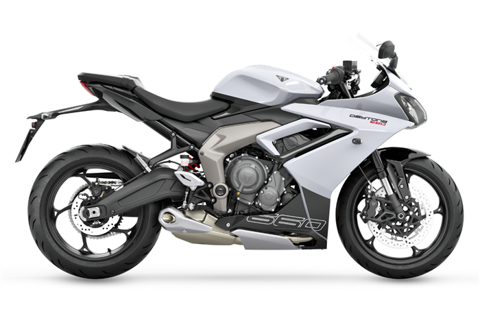 Triumph Daytona 660 Snowdonia White