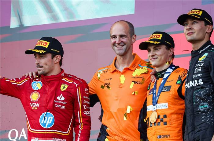 F1 Azerbaijan GP podium