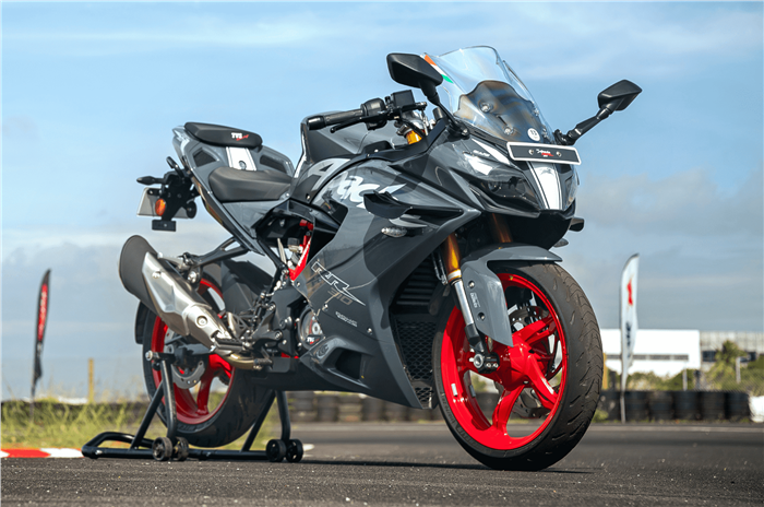 Tvs apache rr 310 max speed sale