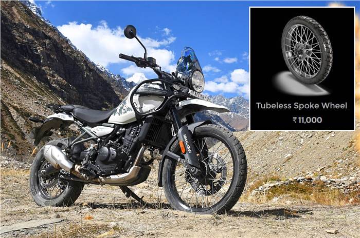 Royal Enfield Himalayan tubeless rims launched at Rs 11,000