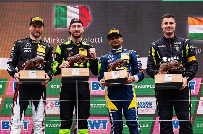 Arjun Maini DTM podium Red Bull Ring