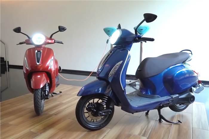 Bajaj Chetak showroom