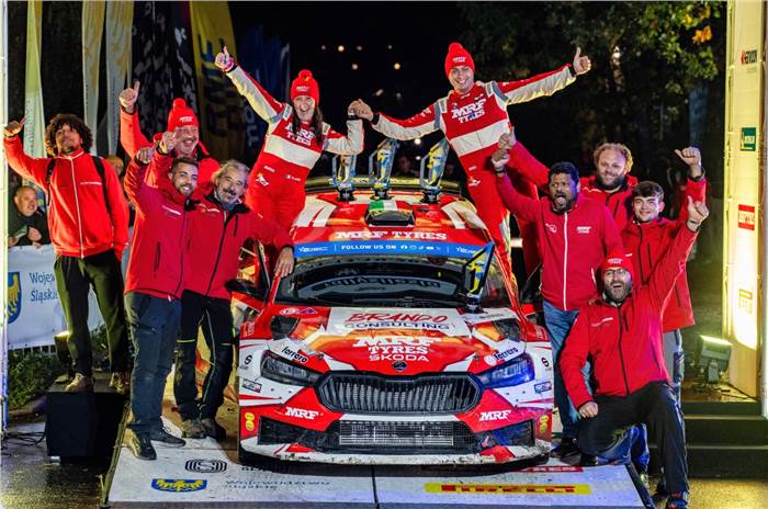 MRF Tyres wins European Rally Championship finale, Rally Silesia