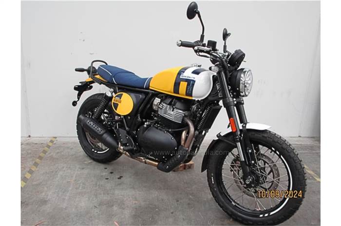 RE Interceptor Bear 650 scrambler leaks ahead of launch