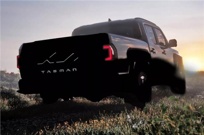 Kia Tasman pick up teaser rear