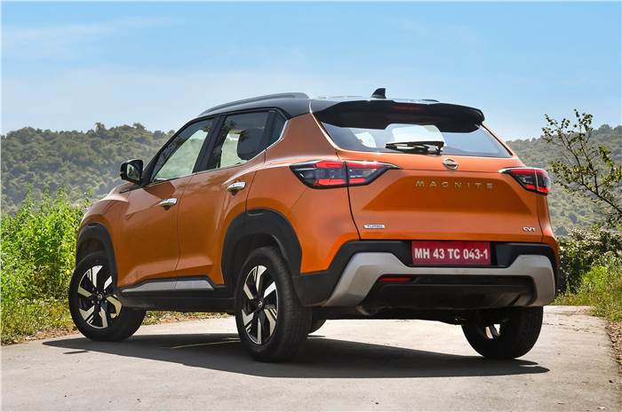 Nissan Magnite facelift rear static