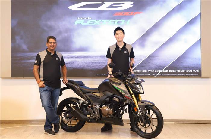 Honda CB300F flex fuel launched at Rs 1.70 lakh