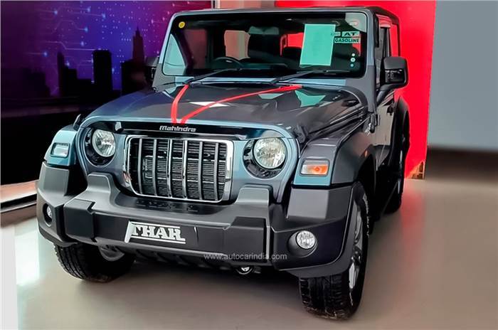 Mahindra Thar showroom