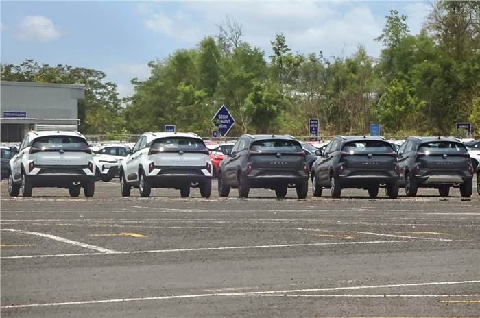 Tata Nexon stockyard